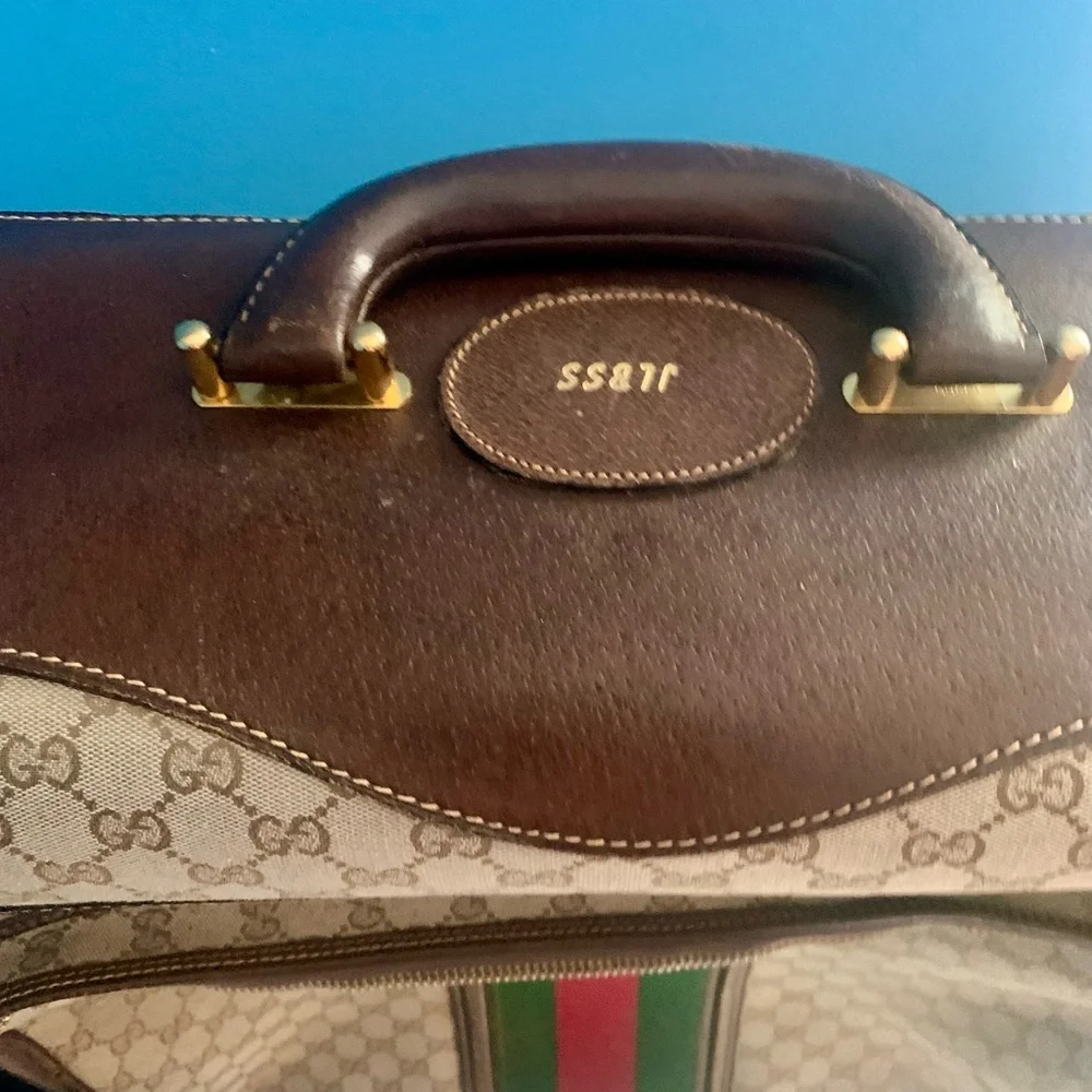 Vintage Gucci Wardrobe Garment Luggage Suitcase - Picture 10 of 15